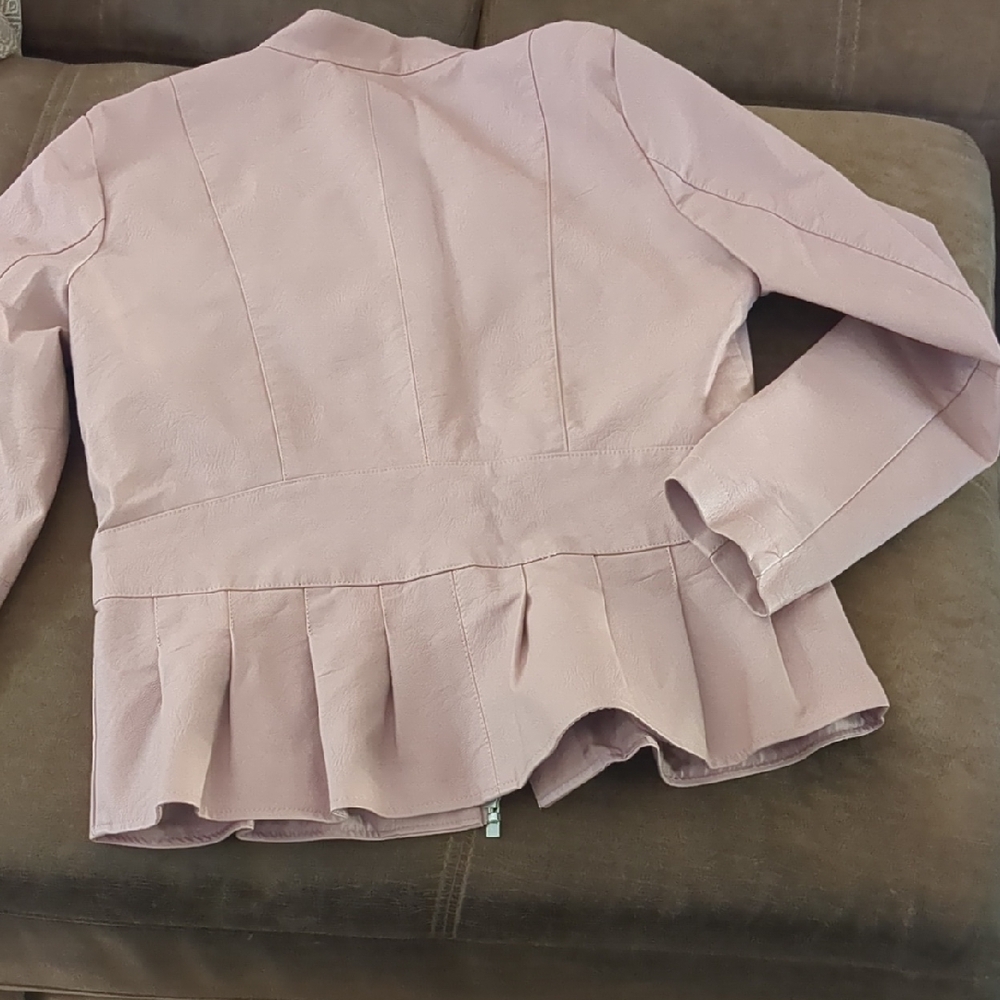 Baccini Blush Leather Jacket - image 3